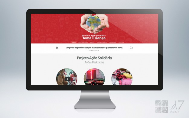 Website Ação Solidária G4S