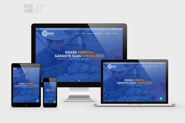 Site Gmax Geradores