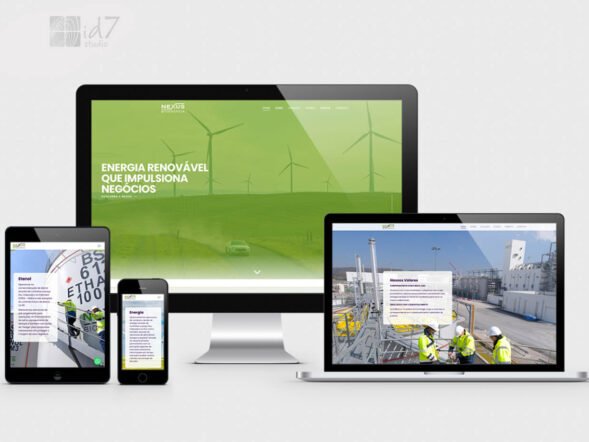 Apresentação telas site responsivo