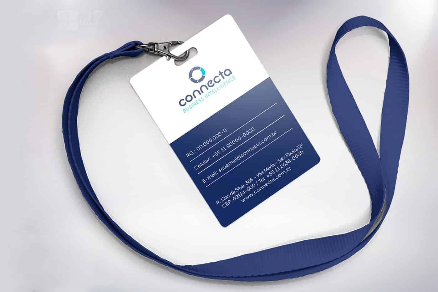 Criação de crachá