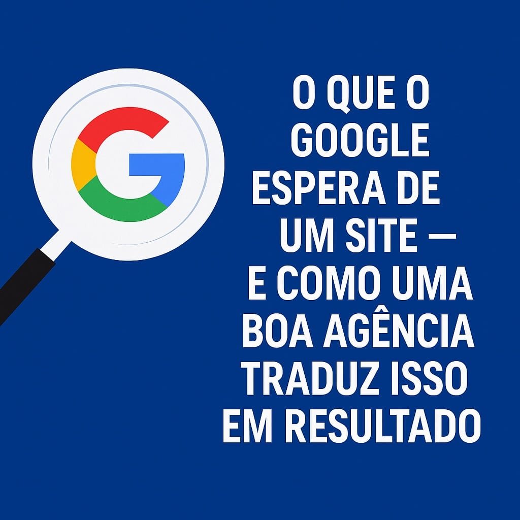 Agência de Criação de Sites: O que o Google Espera de um Site