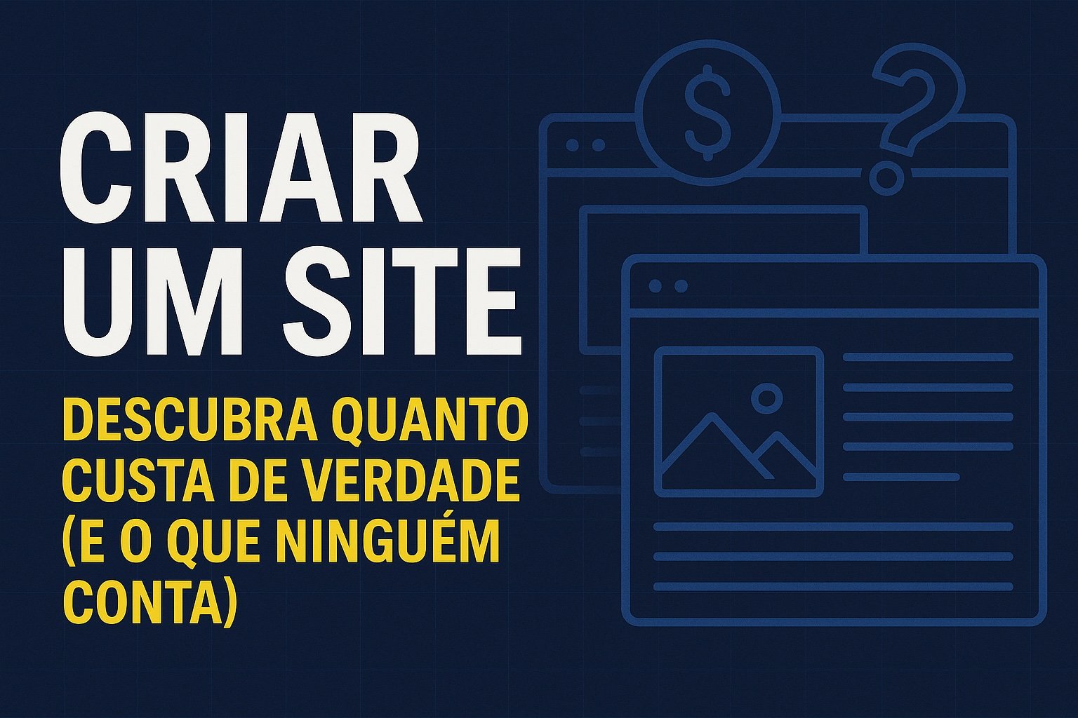 Criar um Site: Quanto Custa