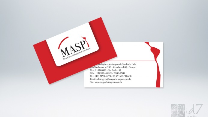 Design Gráfico - Cartão de visita masp