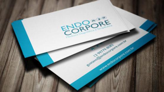 Criação de cartões de visita Endocorpore