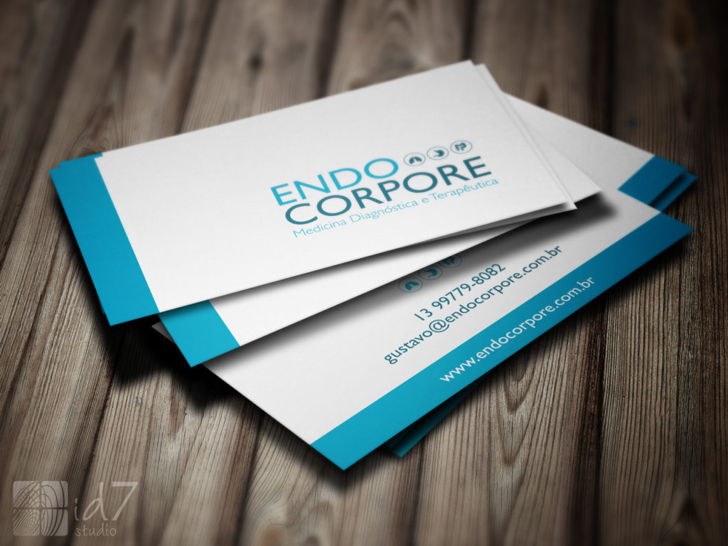 Criação de cartões de visita Endocorpore