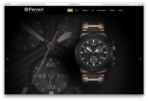 Criação de Site - Ferrari Relógios