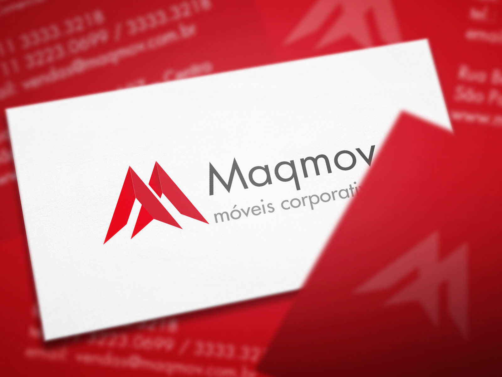 Criação de Cartão de visita Maqmov
