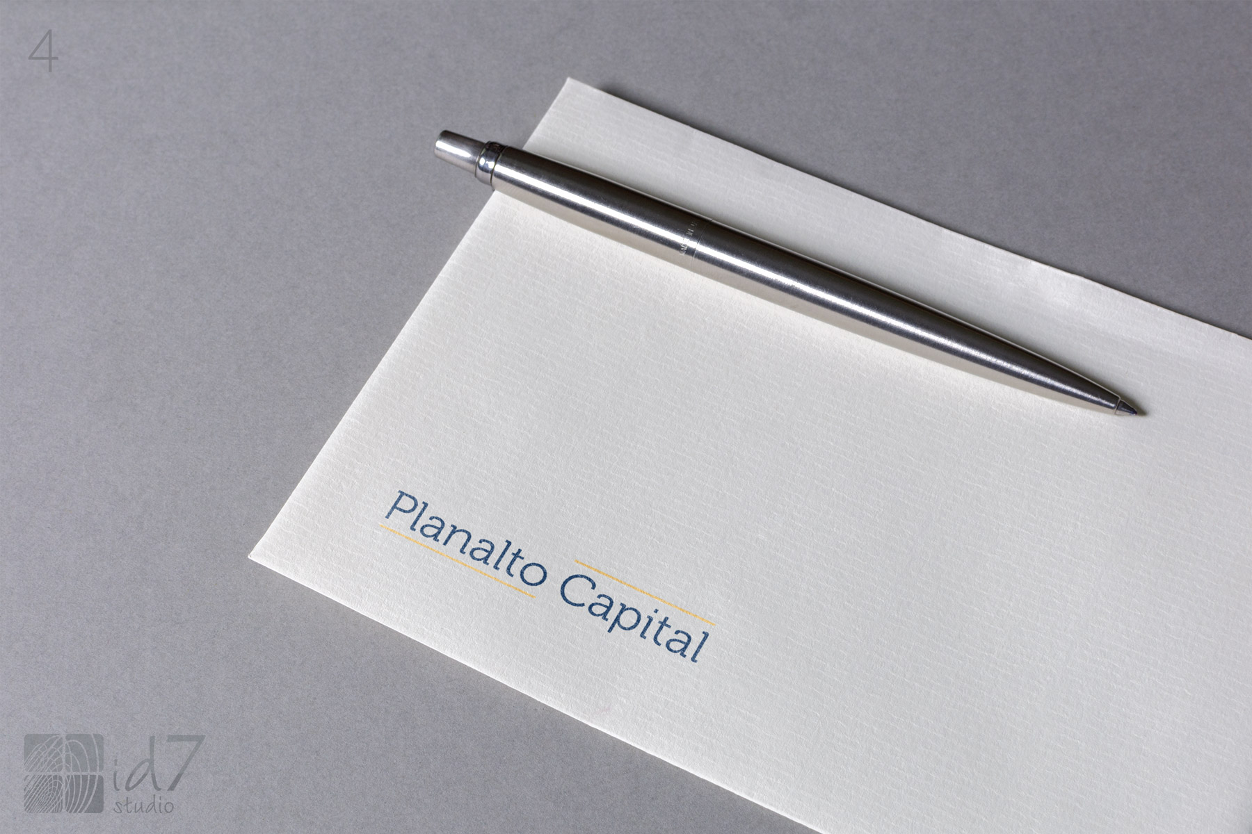 Design de Envelope Planalto Capital